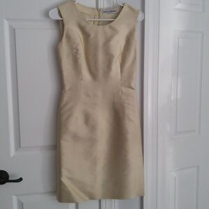 DOLCE & GABANNA💥Vintage💥Champagne Silk Sheath Dress